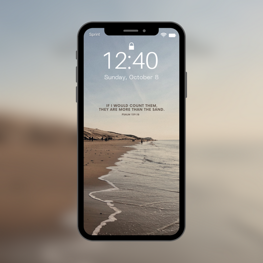 More than the Sand: Phone Wallpaper