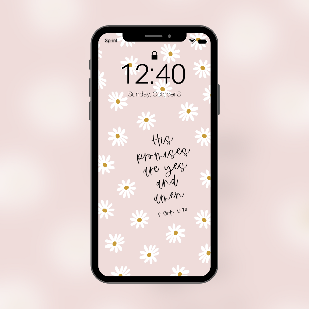 His Promises: Phone Wallpaper