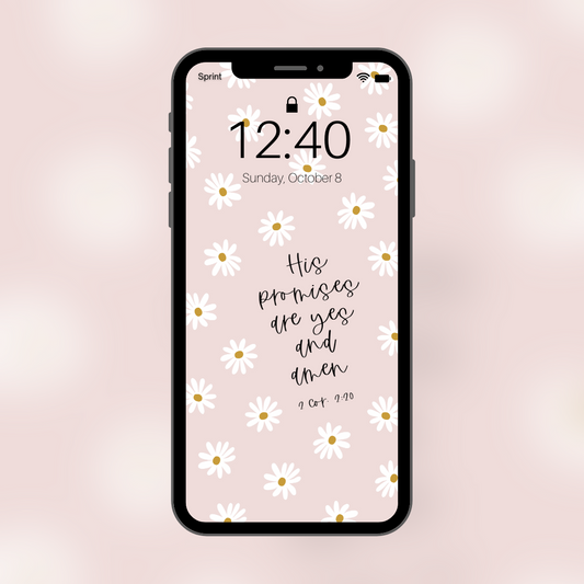 His Promises: Phone Wallpaper