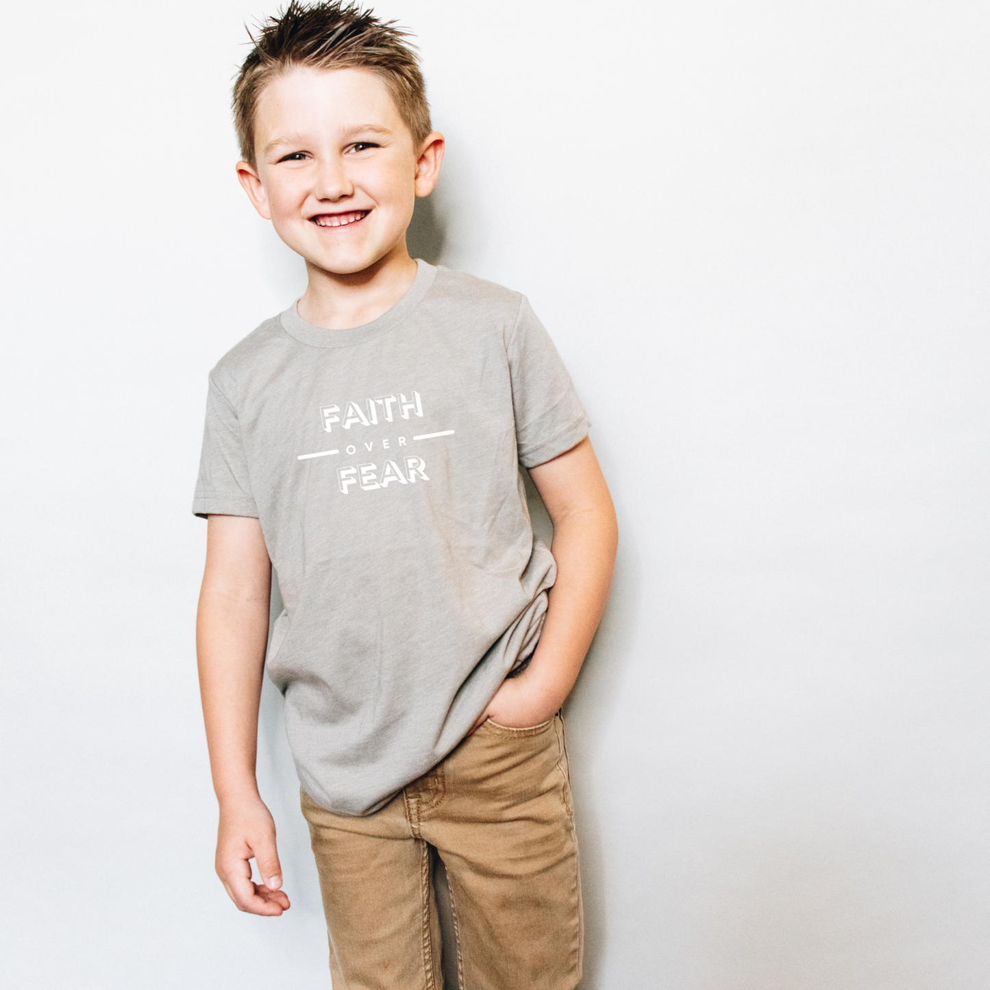 Faith over Fear Youth T-Shirt