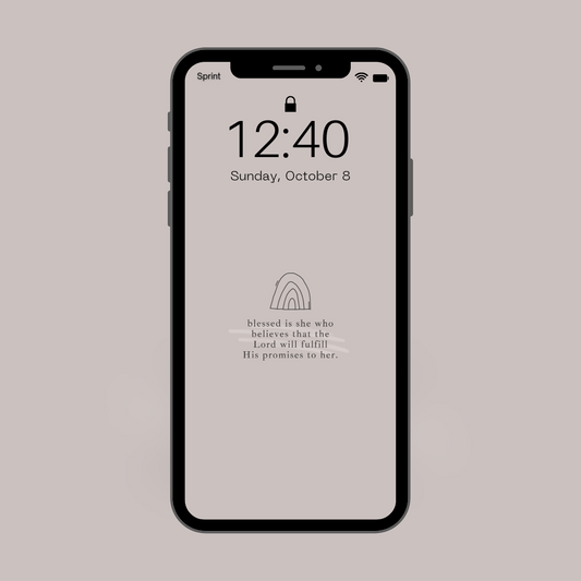 Blessed is She: Phone Wallpaper