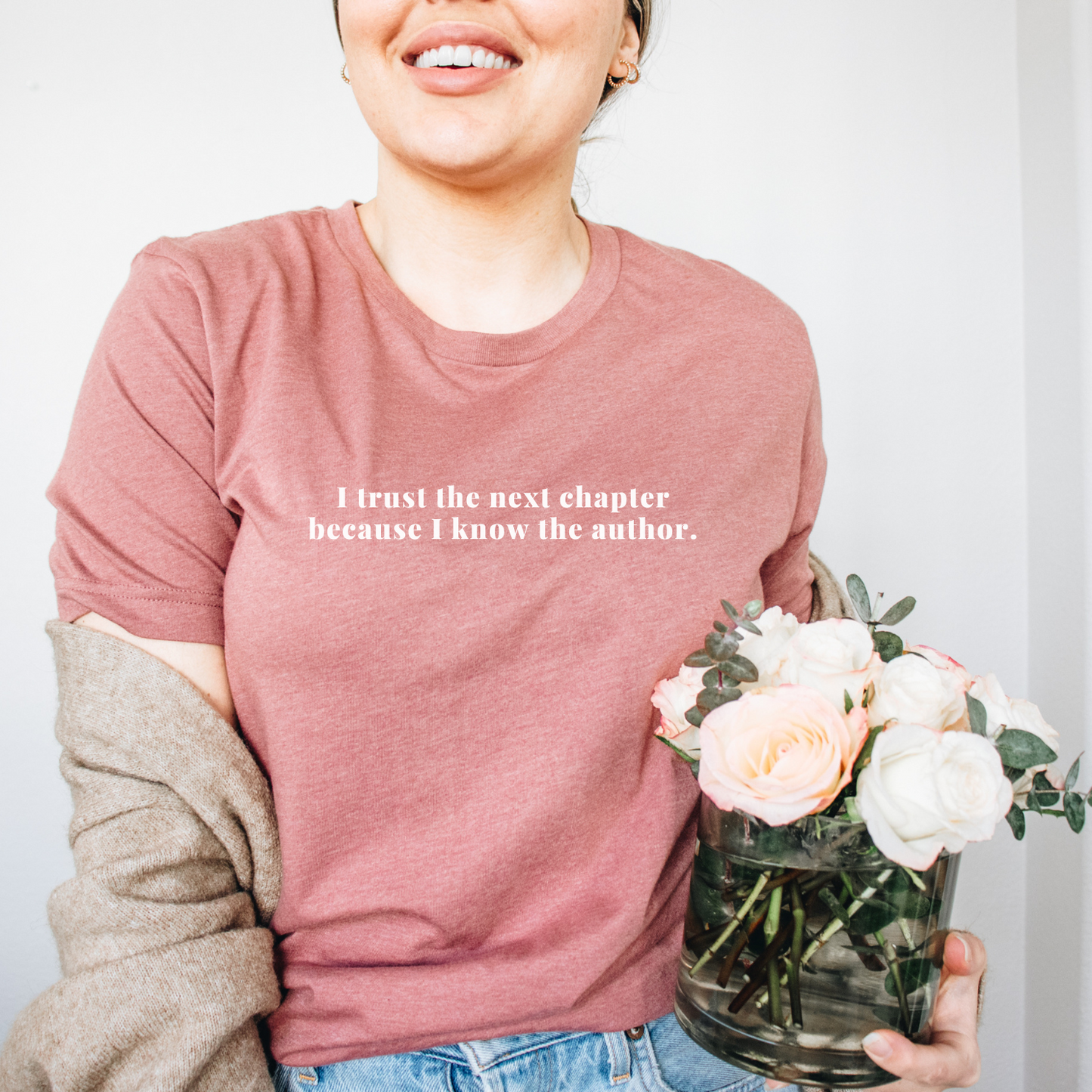 Camiseta unisex Fe sobre miedo