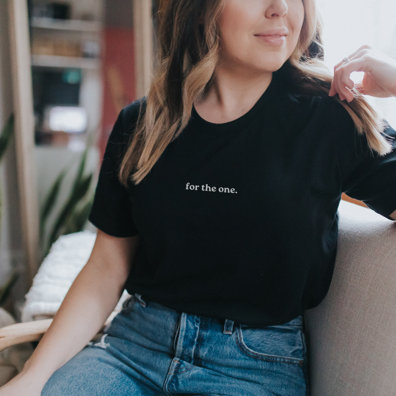 Made for More camiseta gris lavado