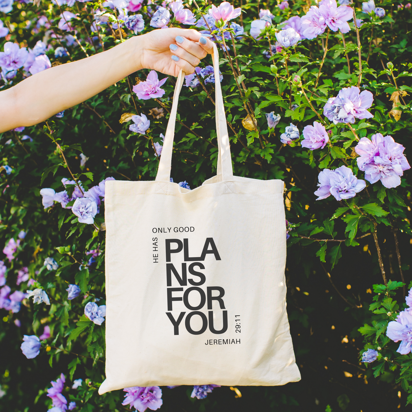 He Has Good Plans Tote Bag
