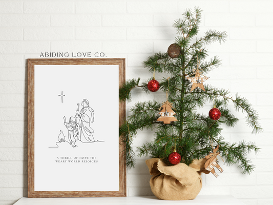 A Thrill of Hope - Digital Print