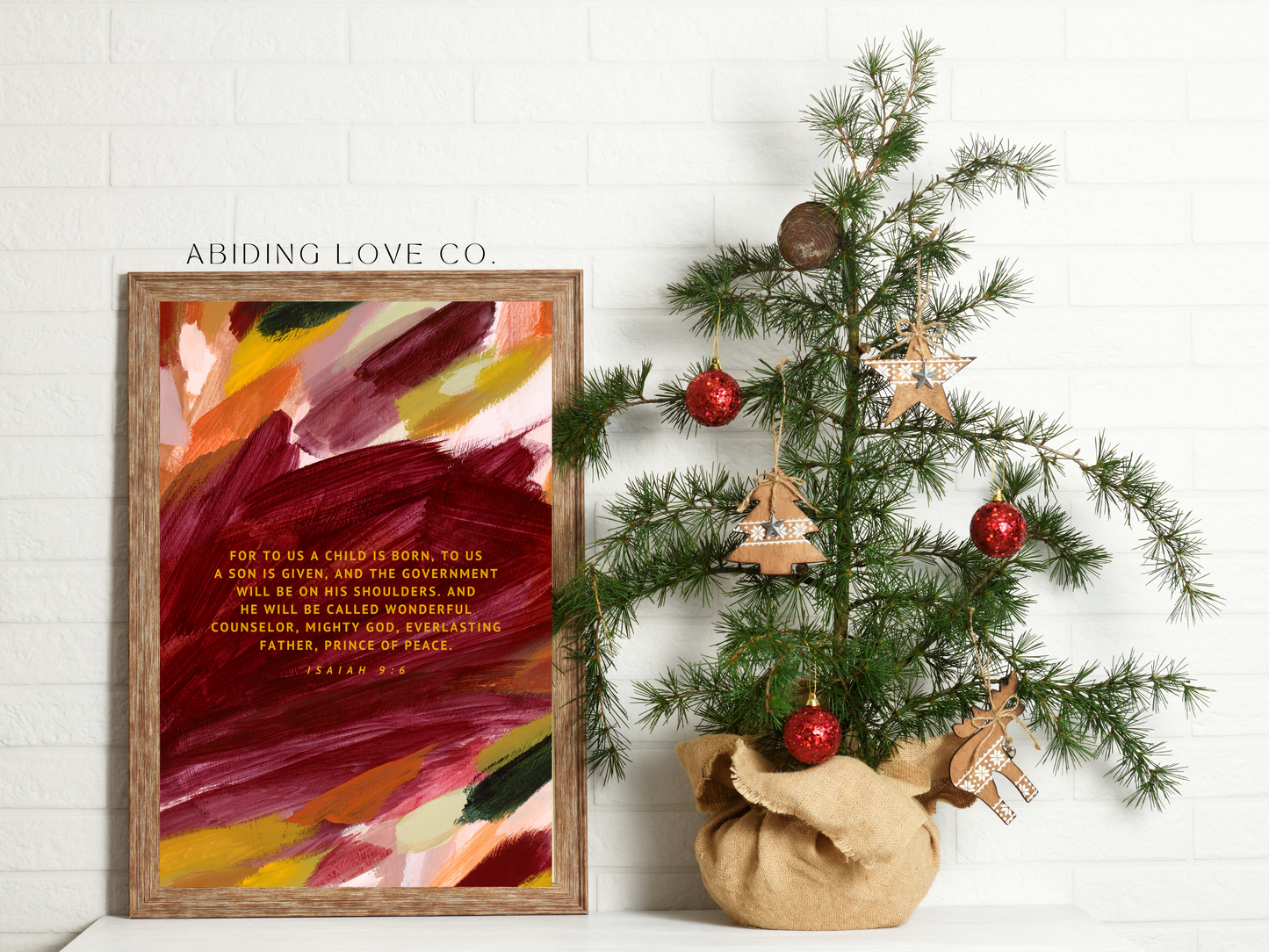 Isaiah 9:6 - Digital Print