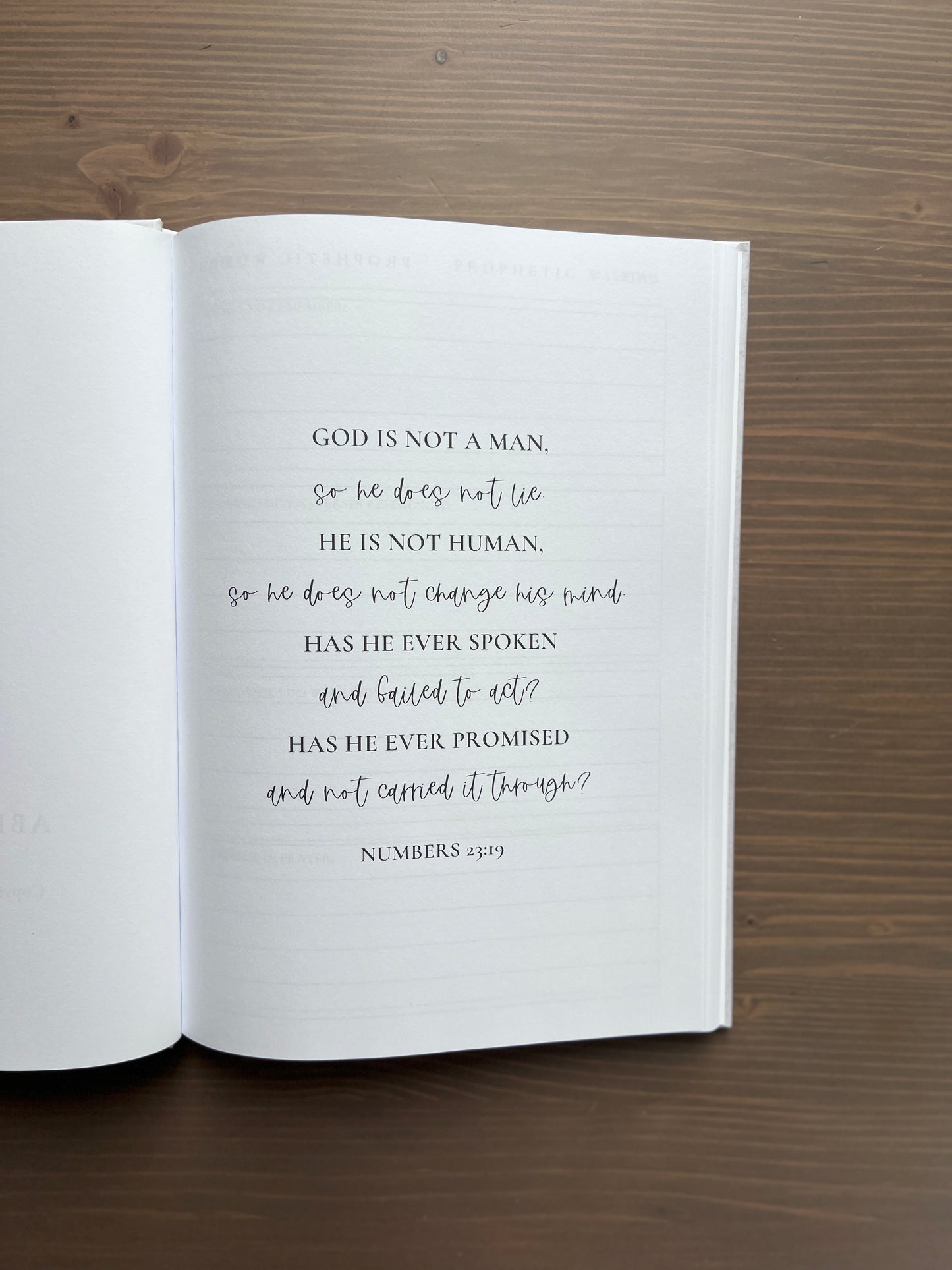 Yes and Amen: Prophetic Word Journal