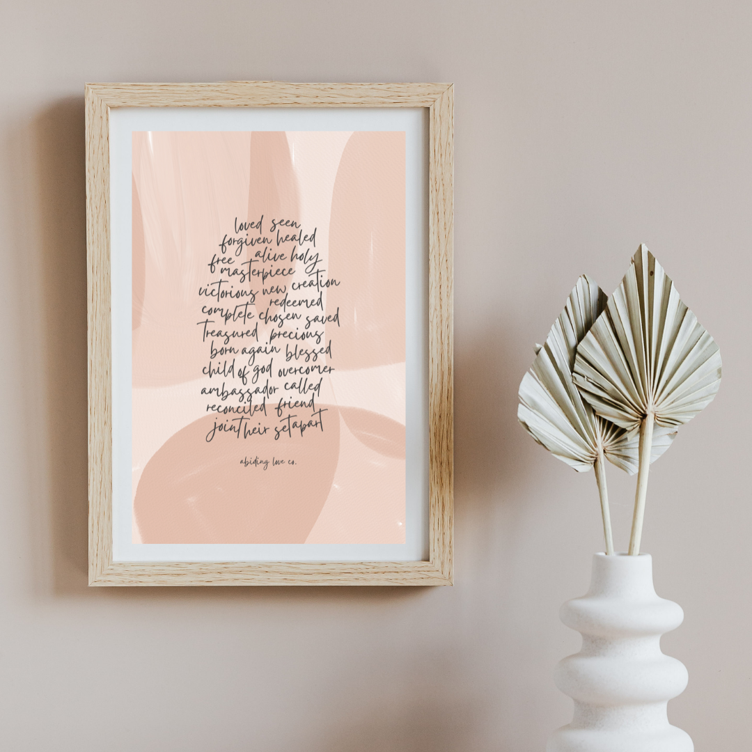 Identity Collection: Blush Theme - Digital Print