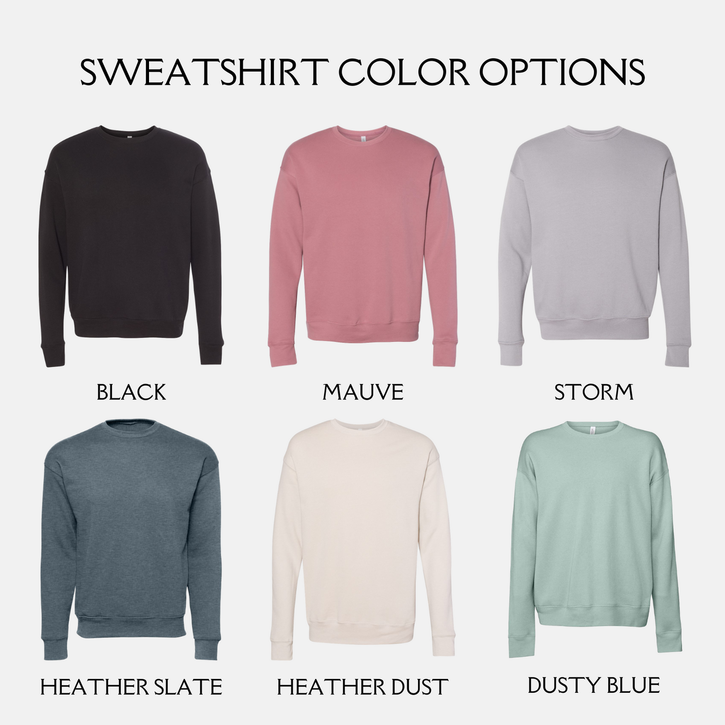 Faith over Fear Unisex Crewneck Embroidered Sweatshirt