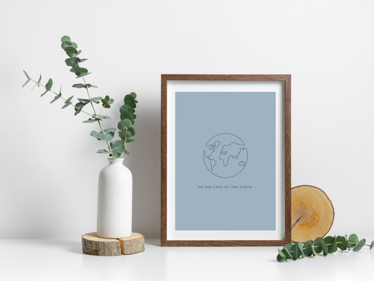 To the Ends of the Earth - Digital Print