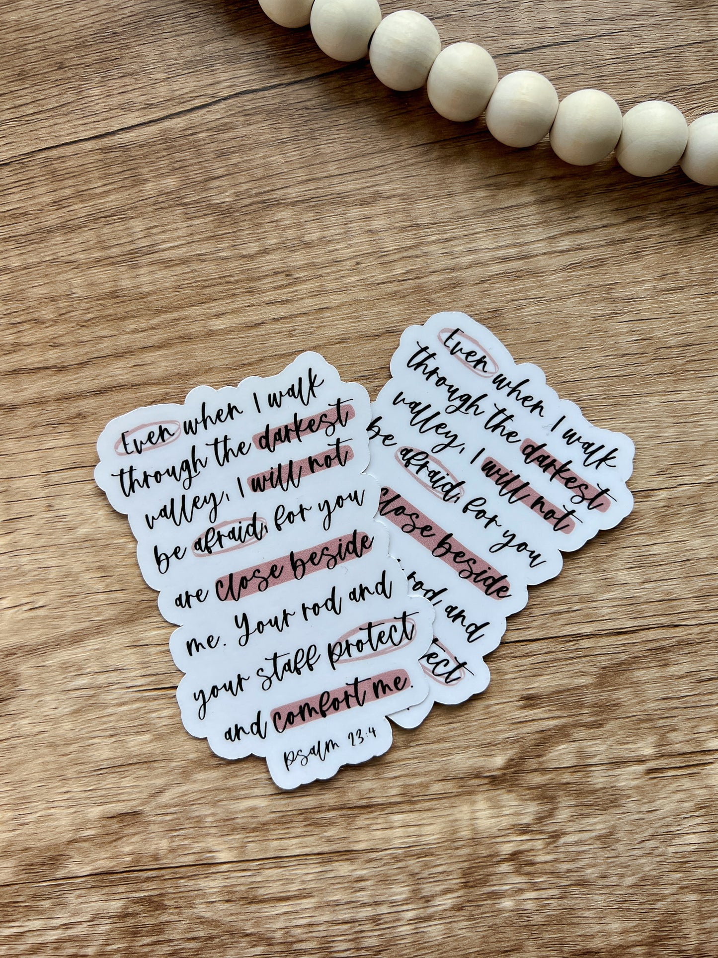 Psalm 23 Sticker