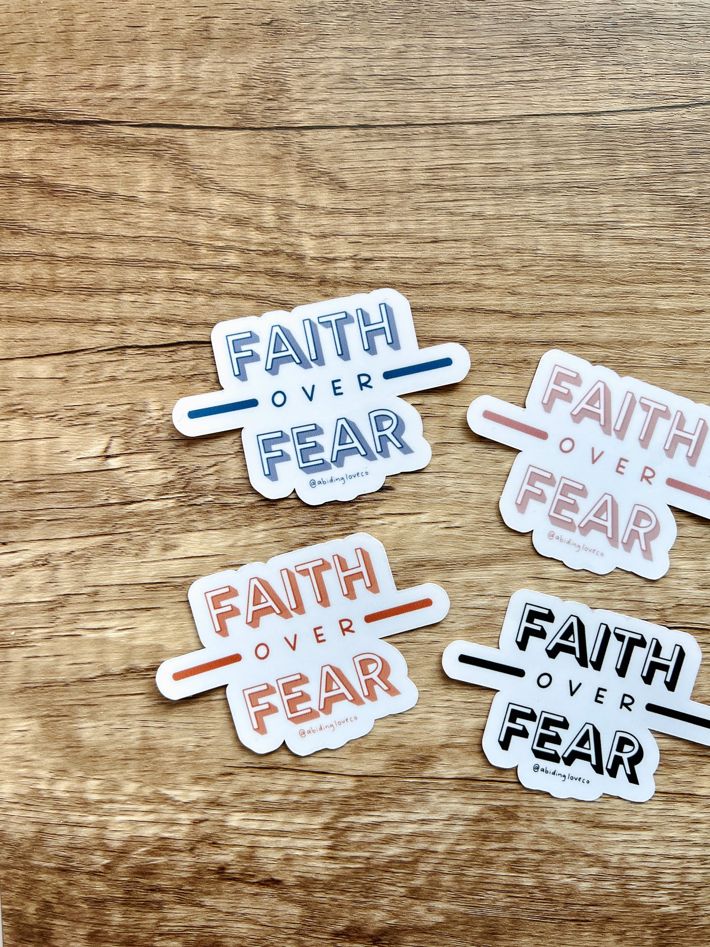 Faith over Fear - Sticker
