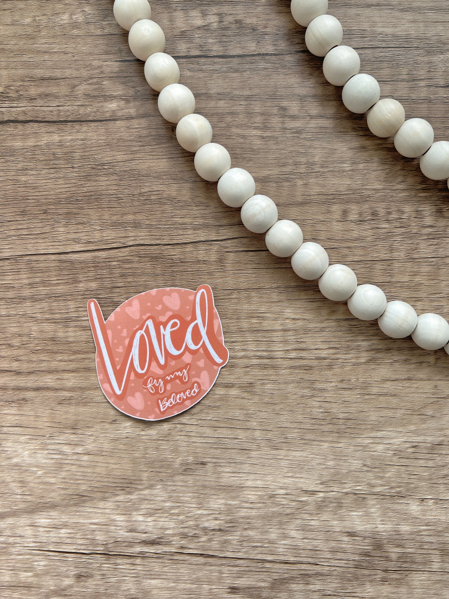 Amado por mi amado Pegatina