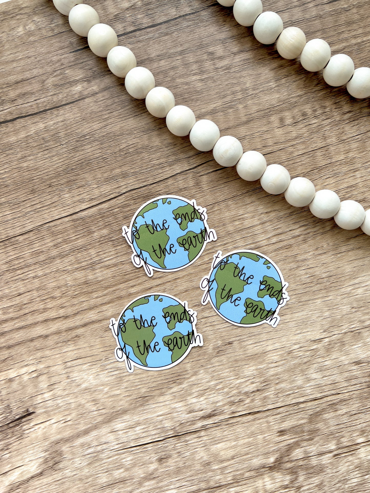 Finales de la tierra Pegatina