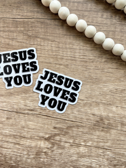 Jesus Loves You Sticker