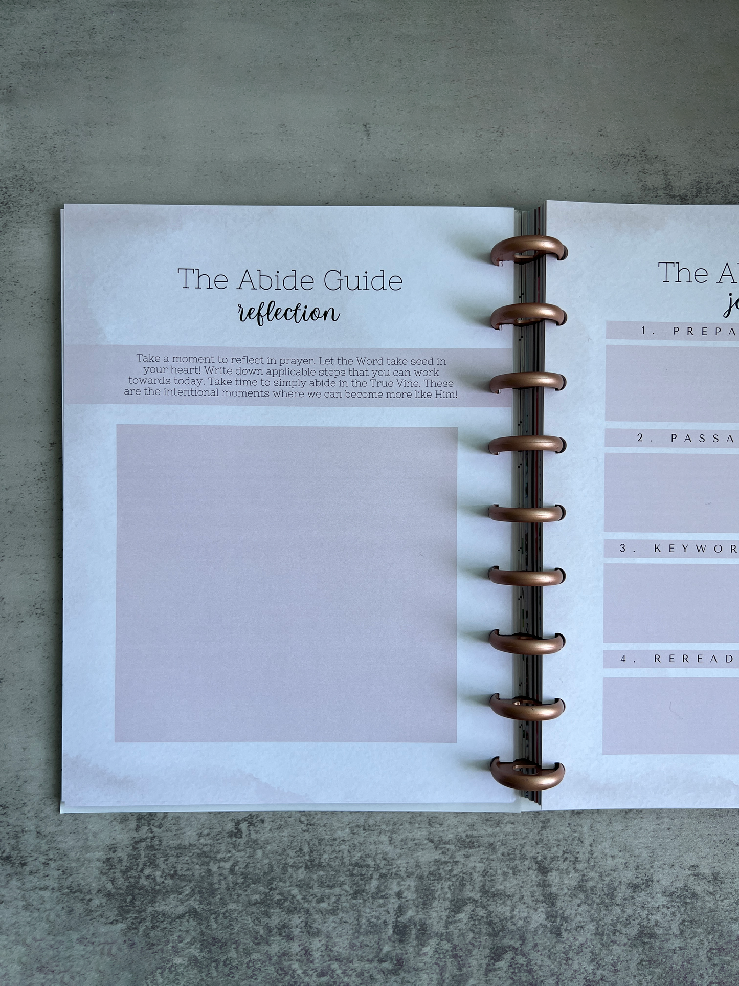 The Abide Guide - Refillable Journal Pages