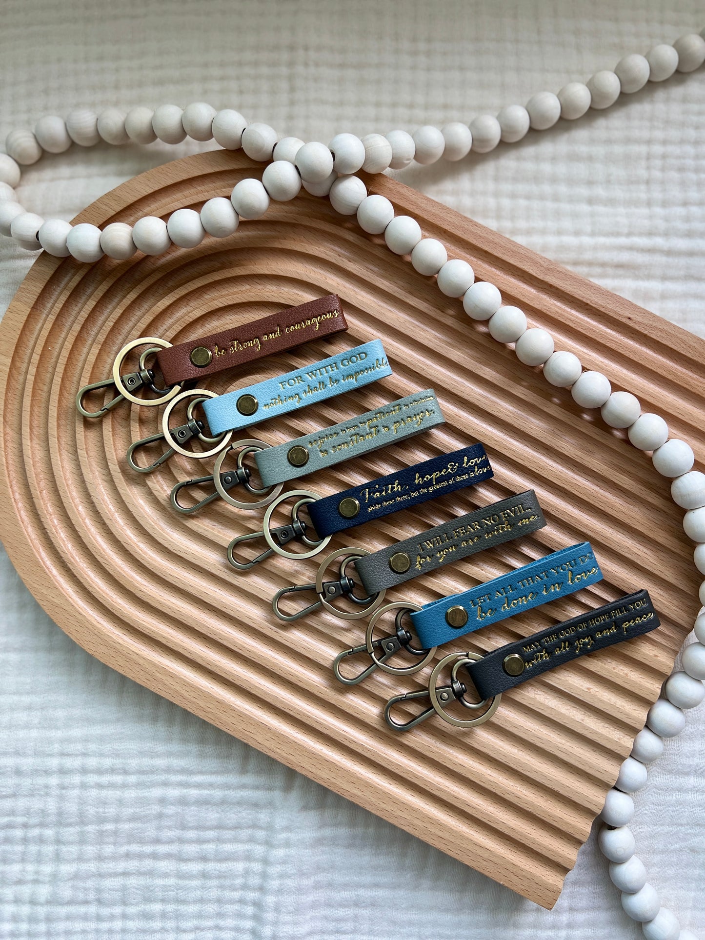 Bible Verse Keychains