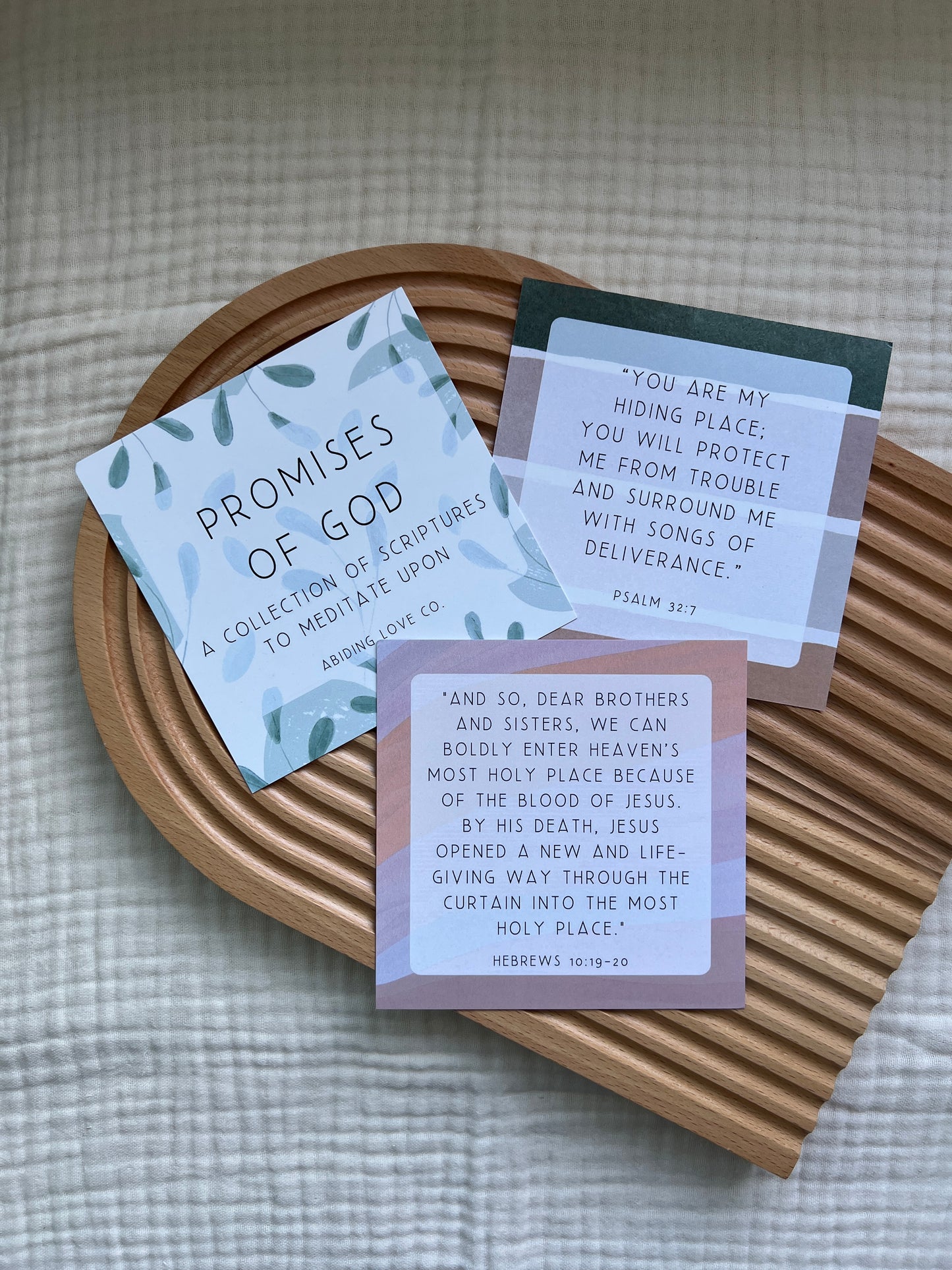 Watercolor Promises of God Scripture Cards
