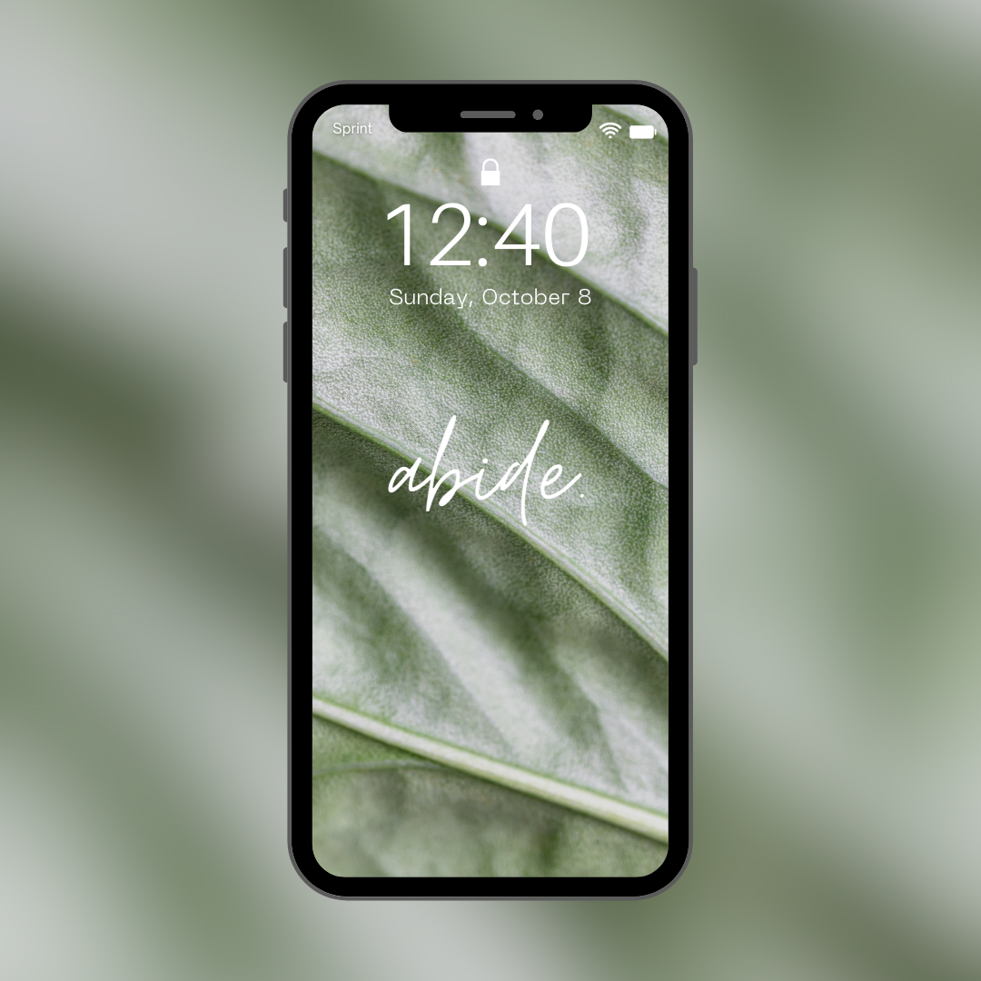 Abide: Phone Wallpaper