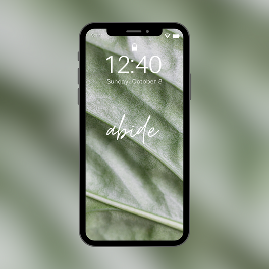 Abide: Phone Wallpaper