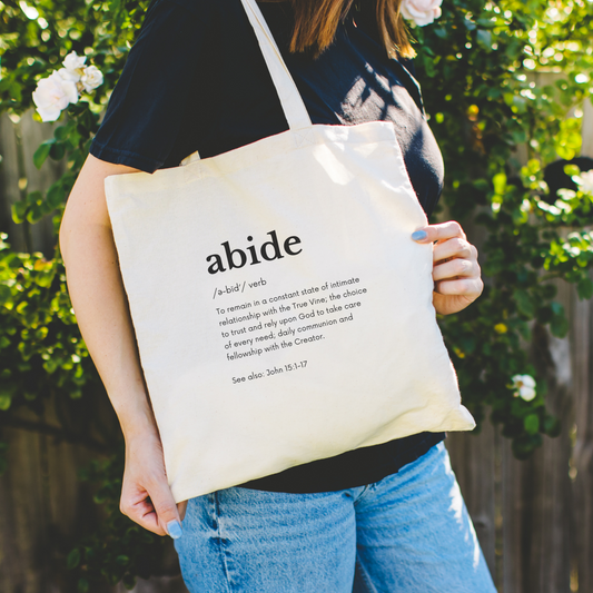 Abide - Tote Bag