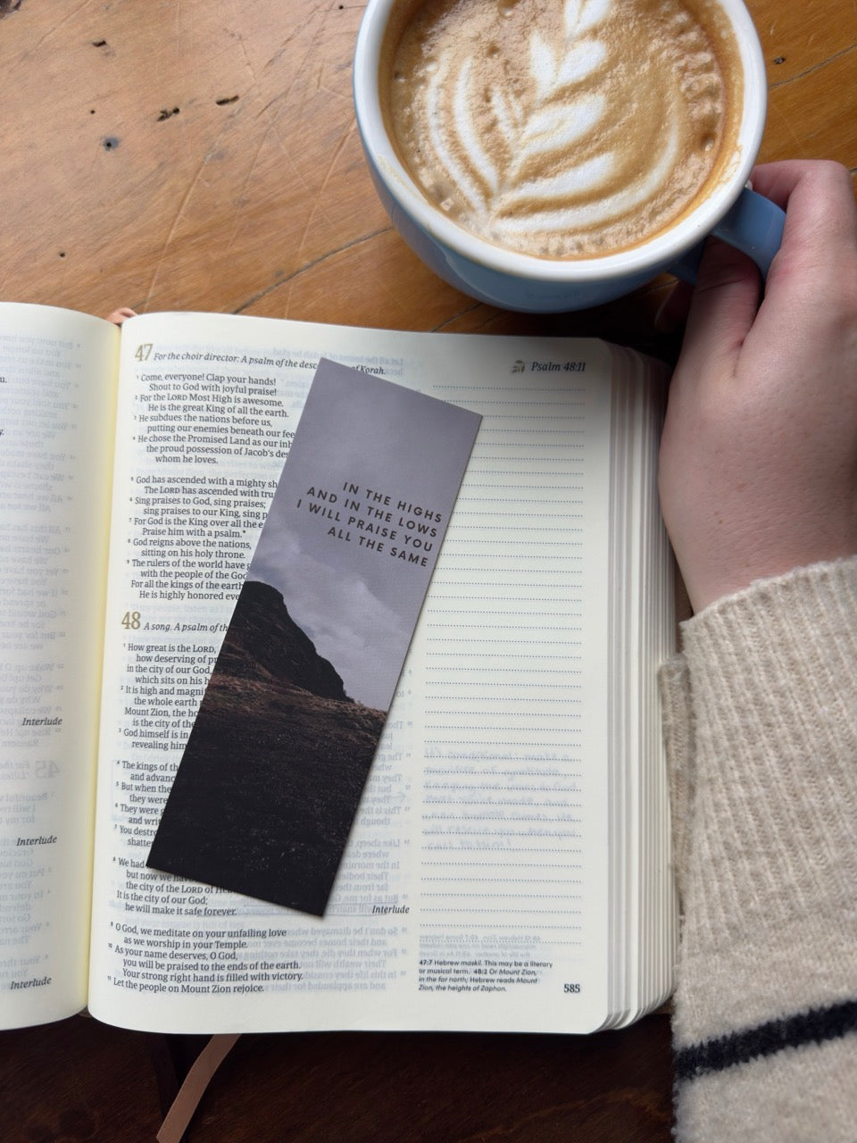 "Highs and Lows" Bookmark