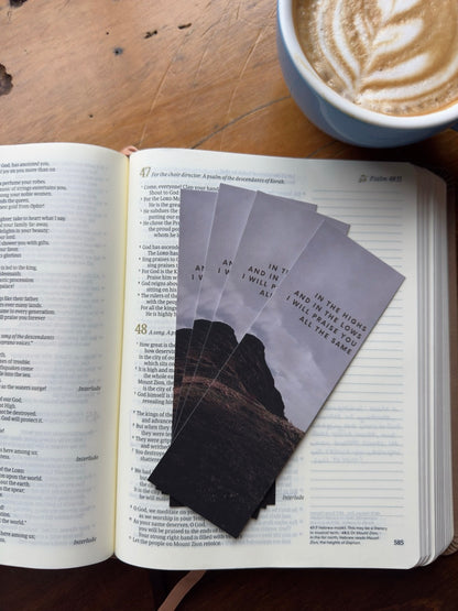 "Highs and Lows" Bookmark