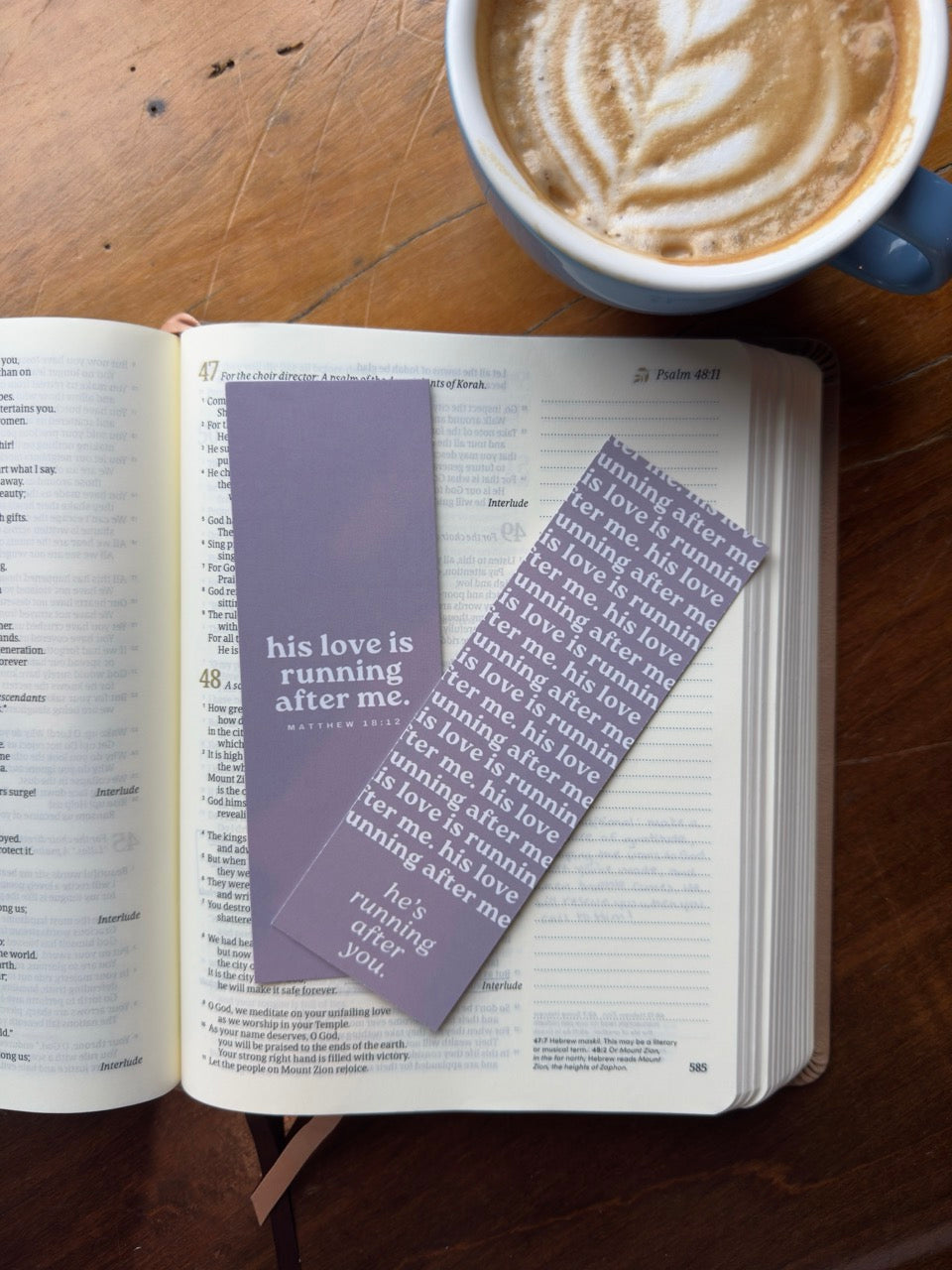 "Running After Me" Bookmark