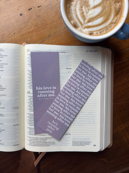 "Running After Me" Bookmark