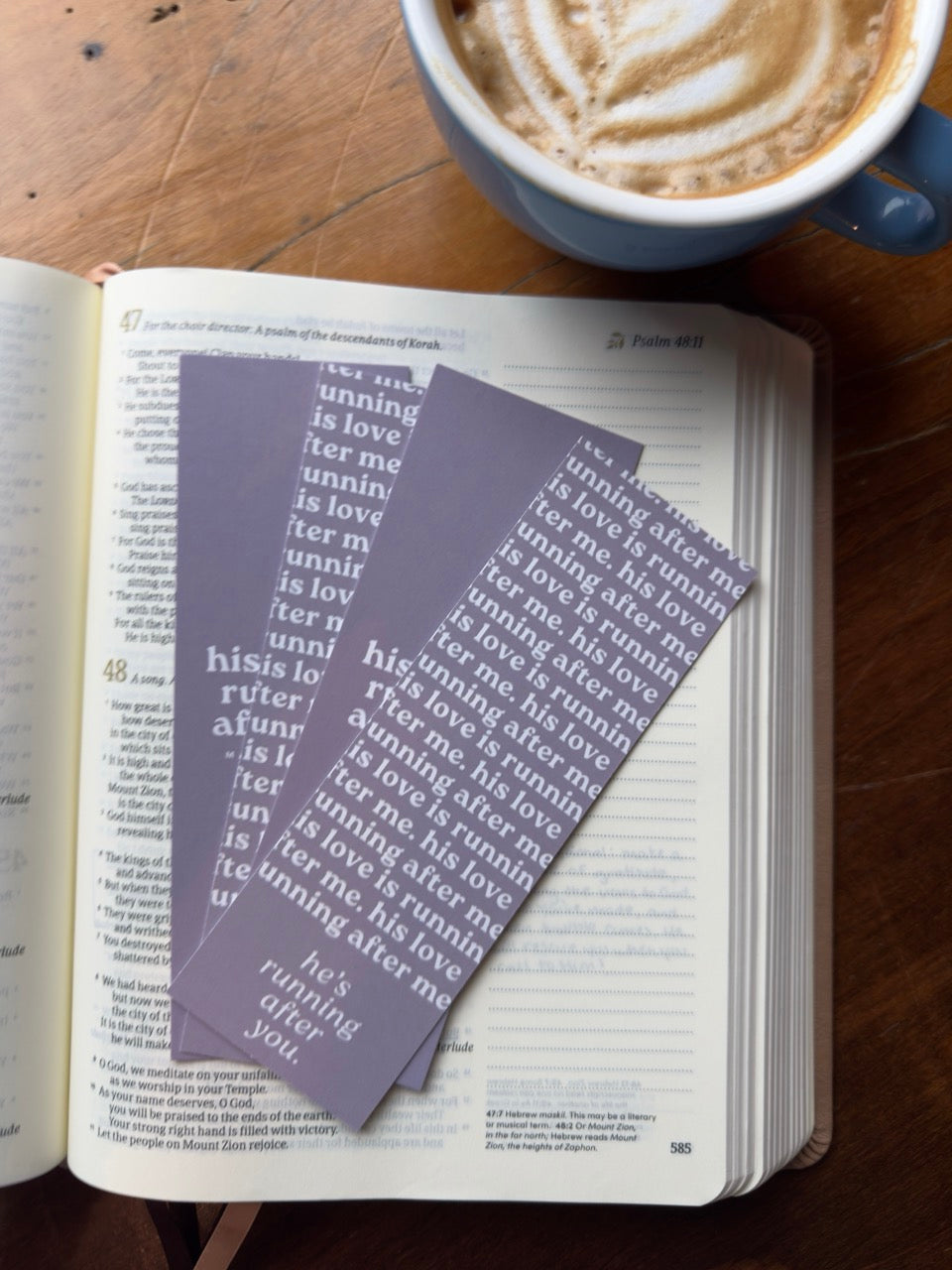 "Running After Me" Bookmark