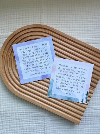 Watercolor Promises of God Scripture Cards